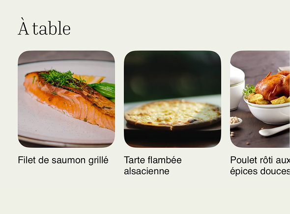 Profil aromatique d'un vin et suggestions de plats associés dans l'app Arom